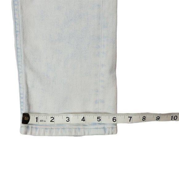 Volcom Girlfriend Ankle Fit High-Rise Jeans, Bleached, 29, Good Used Condition - Picture 10 of 14